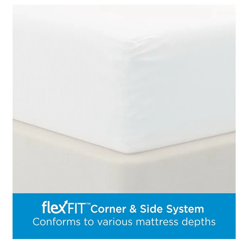 AllerEase Complete Allergy Protection, Zippered Mattress Protector, White, Twin